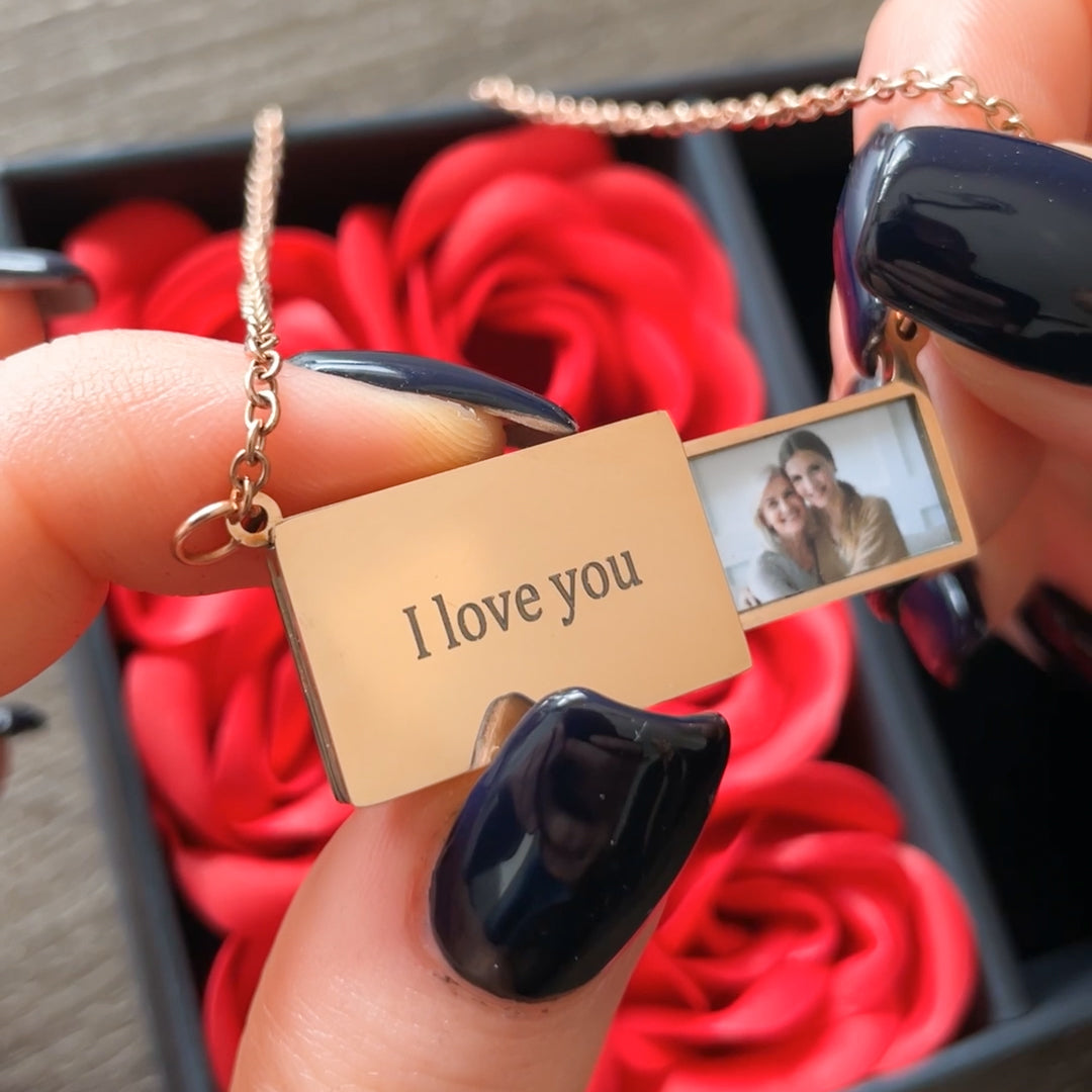 Colar Personalizável com Foto Aço Inoxidável