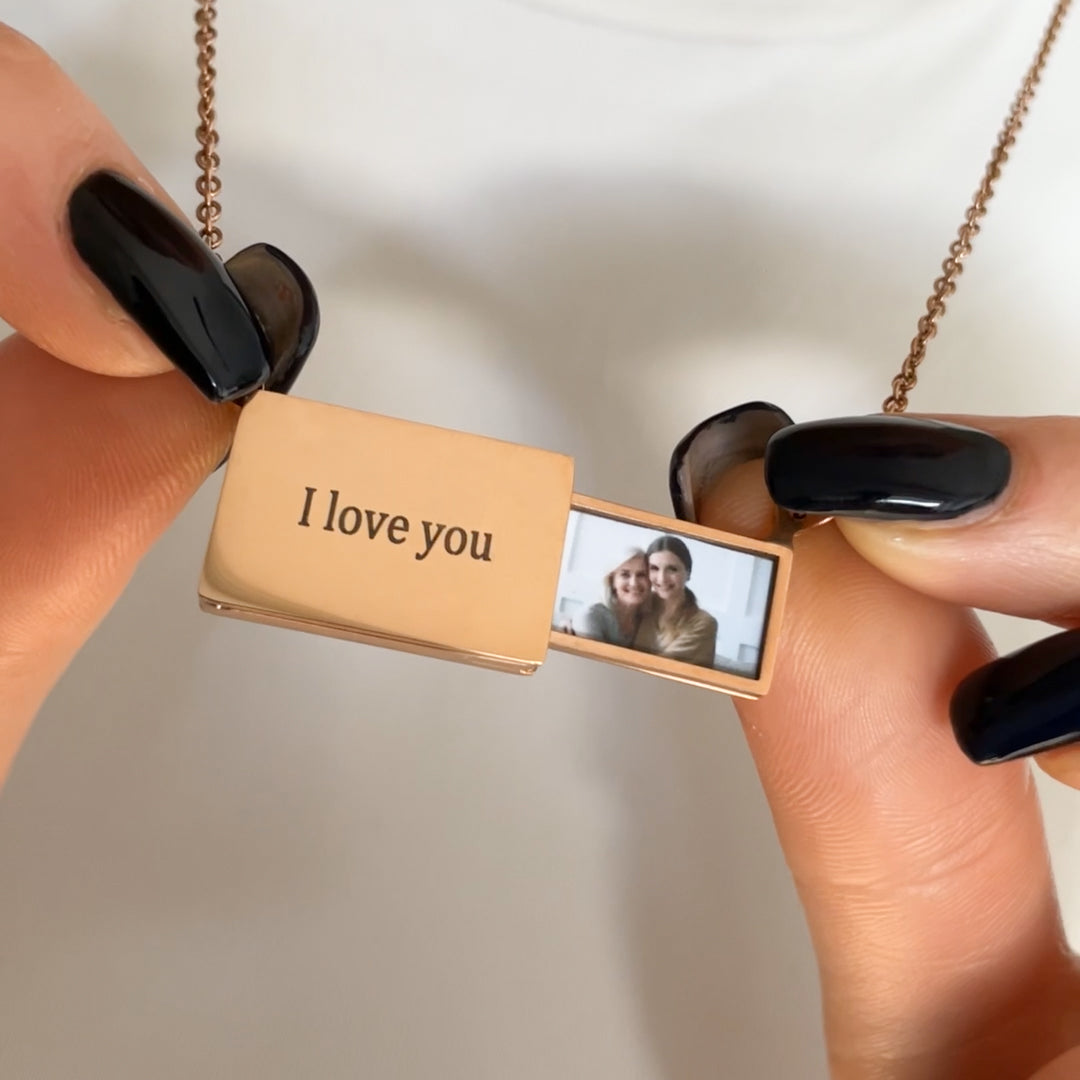 Colar Personalizável com Foto Aço Inoxidável